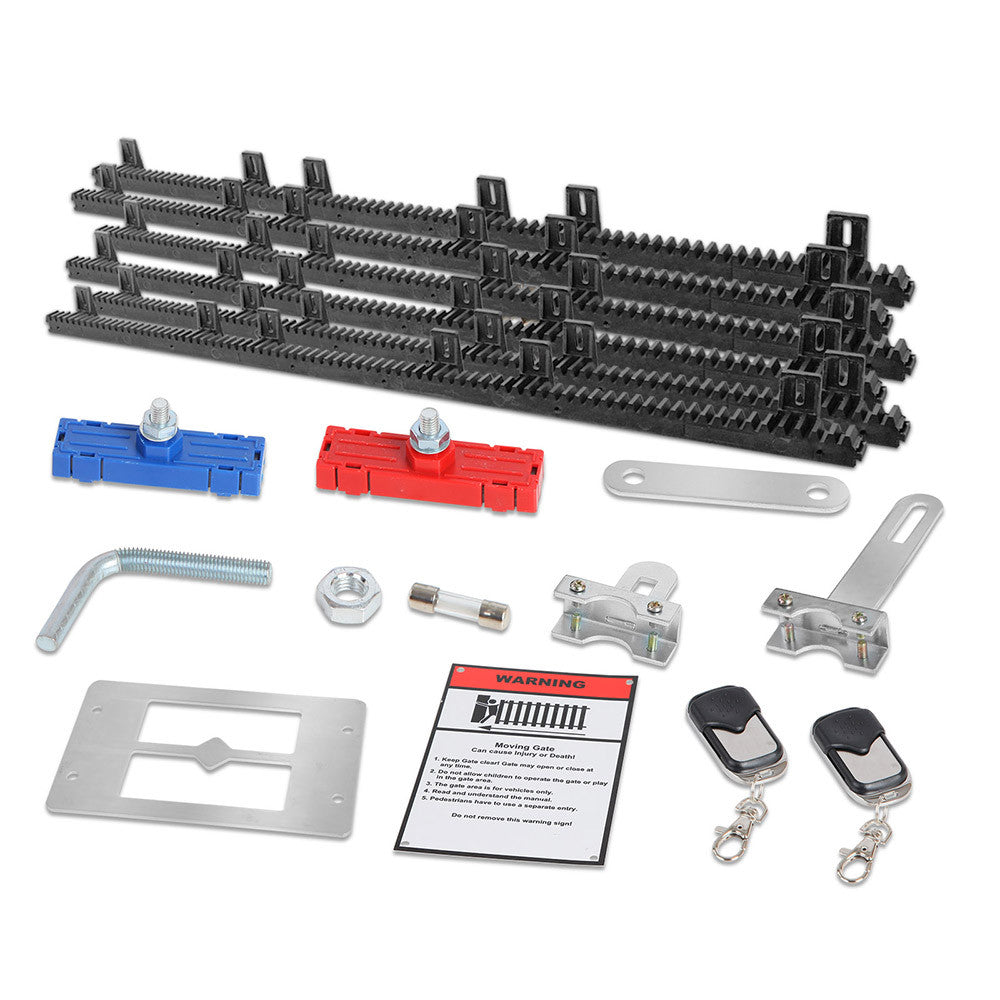 1800kg LockMaster Automatic Sliding Gate Opener with 2 Remote Controllers