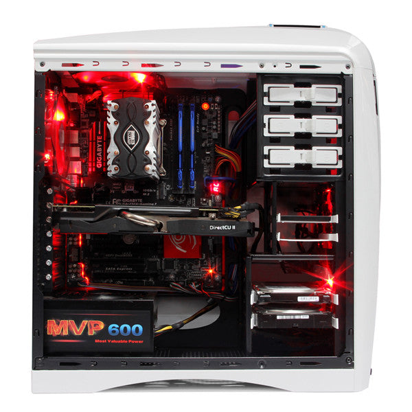 Huntkey MVP Pro Gaming computer chassis - Blue (No PSU Included)