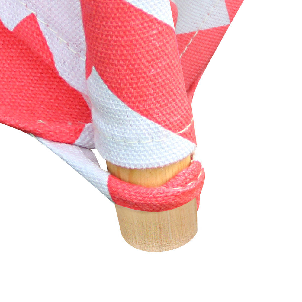 4 Poles Teepee Tent w/ Storage Bag Coral