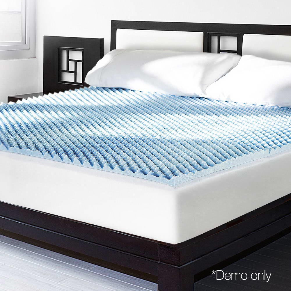 Gel Infused Egg Crate Mattress Topper - Queen