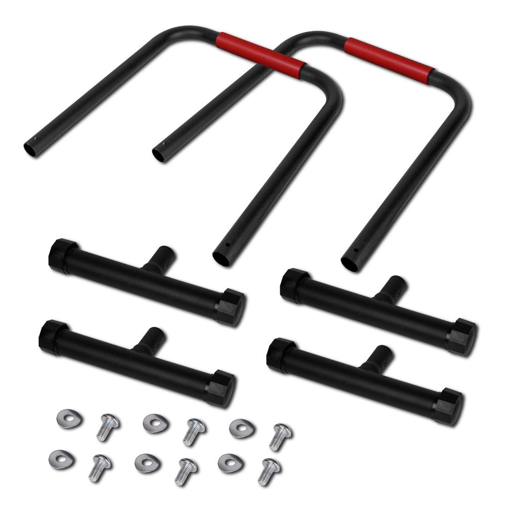 Fitness Chin Up Dip Parallel Bars Black