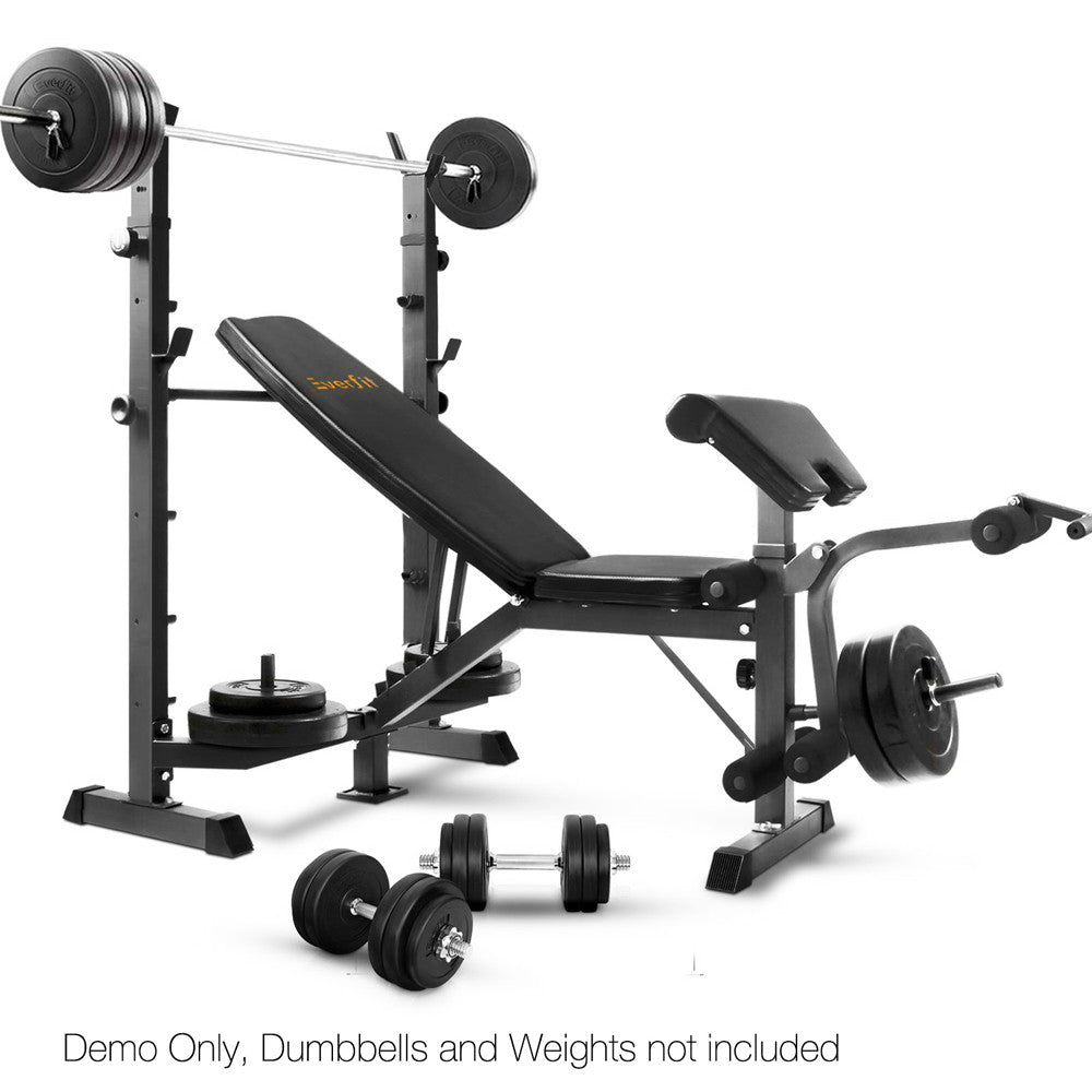 Multi-functional Fitness Bench Black