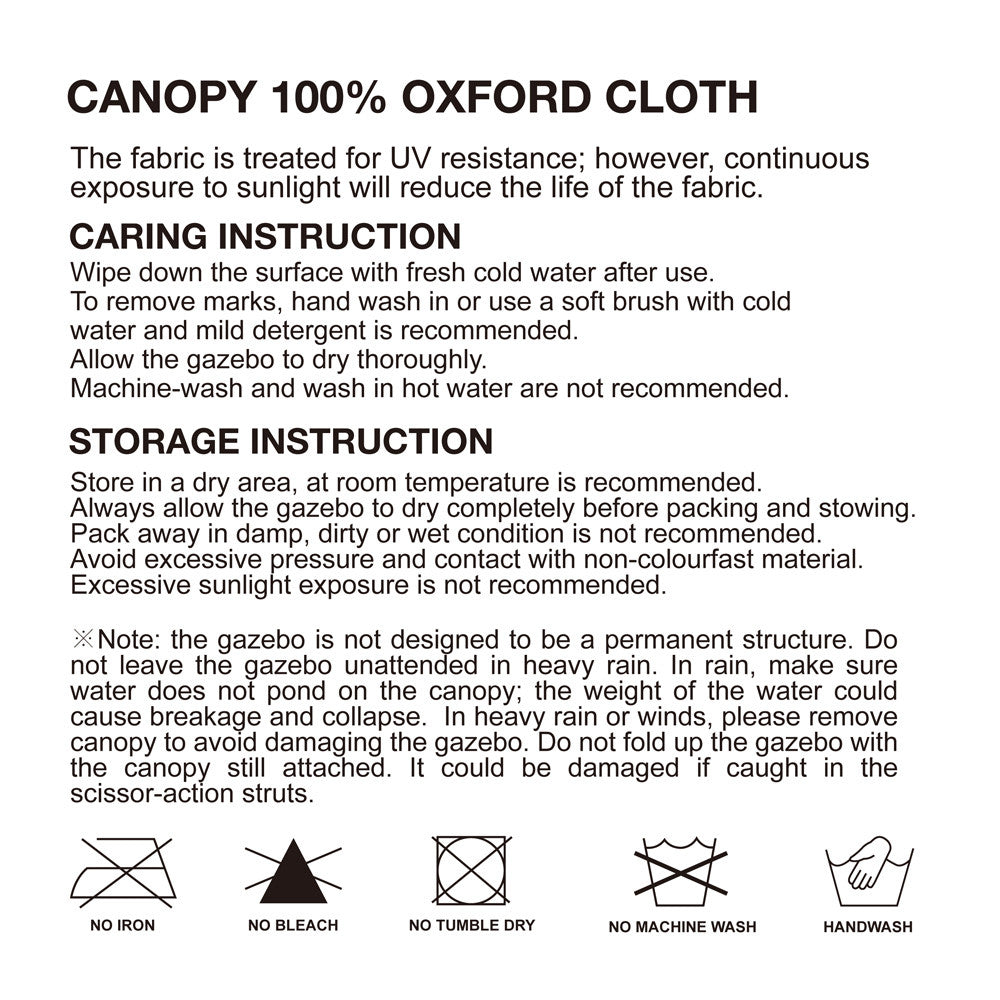 3X3 Pop Up Gazebo - Blue