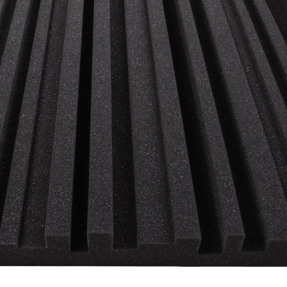 Set of 10 Studio Acoustic Foam Black