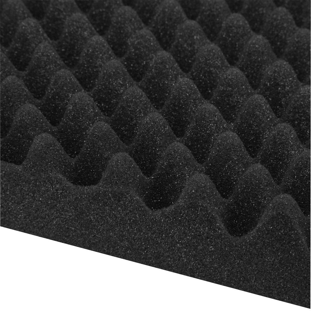 Studio 10 Eggshell Acoustic Foam Black 50 x 50cm