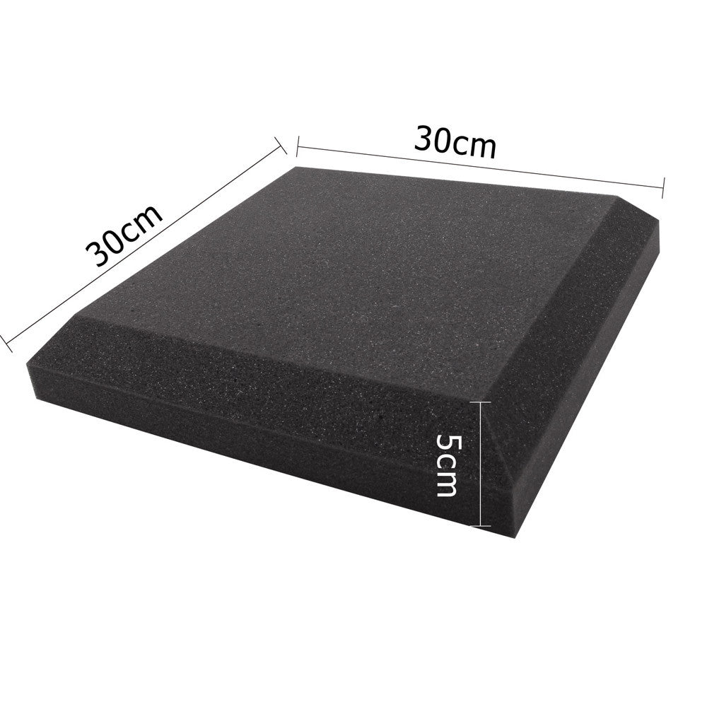 Set of 20 Studio Ceiling Acoustic Foam Charcoal