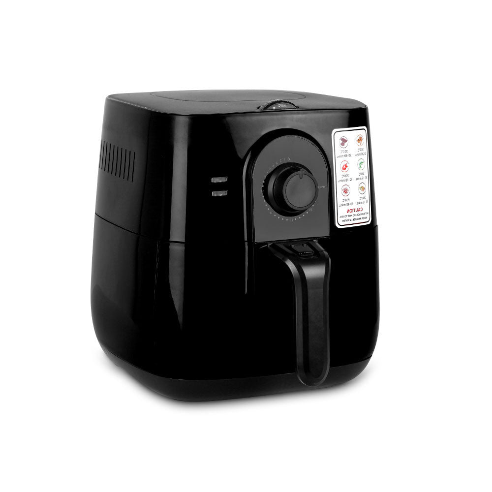 3L Oil-Less Air Fryer - Black