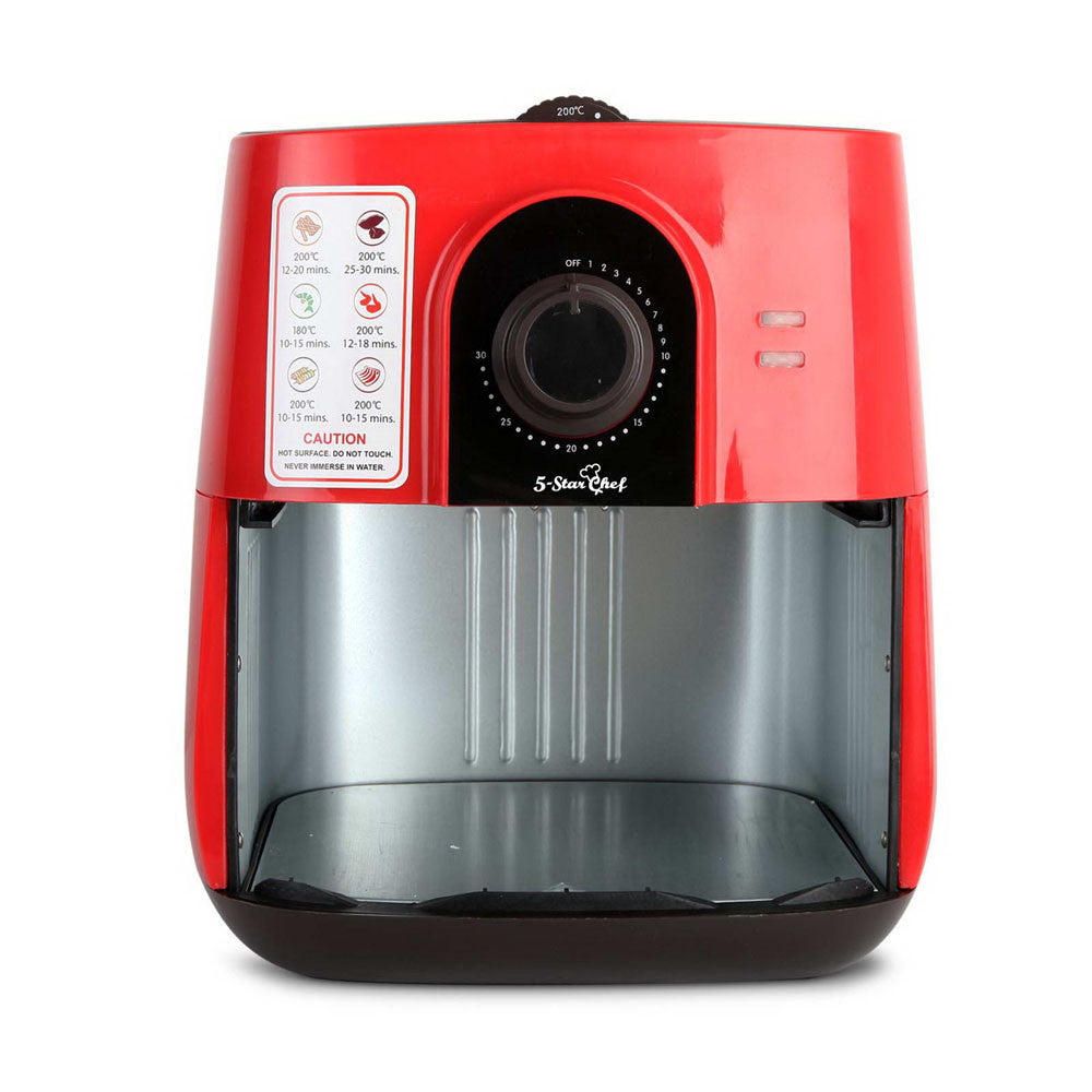 3L Oil-Less Air Fryer - Red