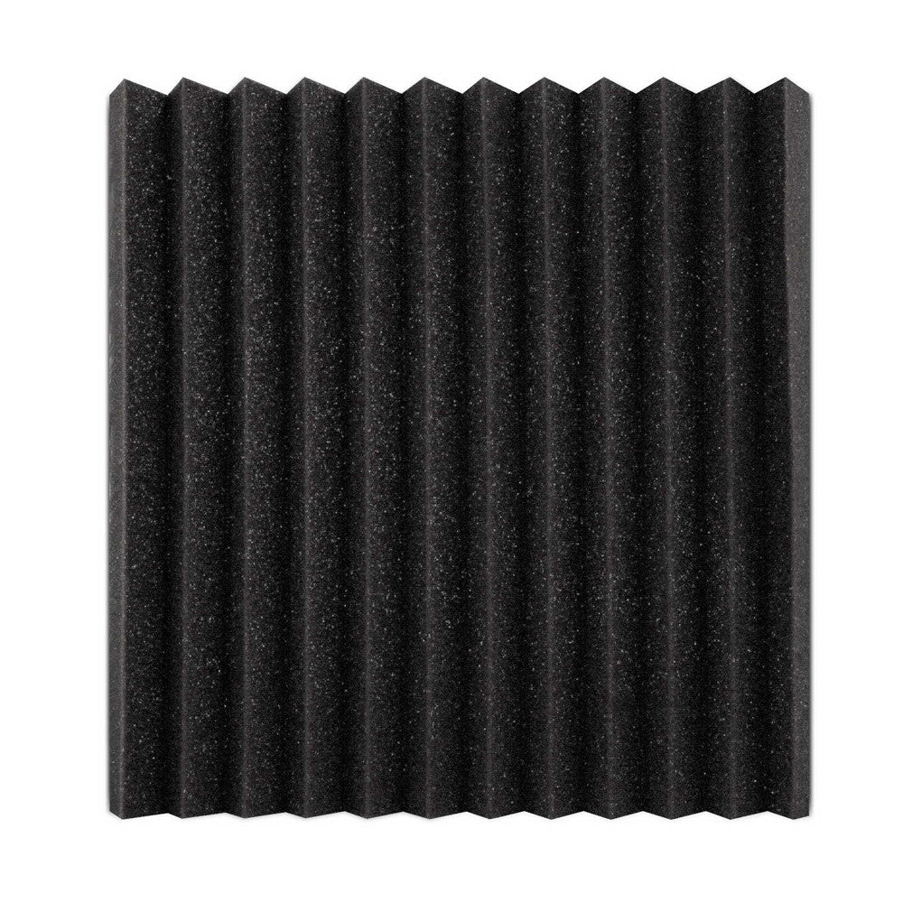 Set of 20 Studio Wedge Acoustic Foam Black 30 x 30cm