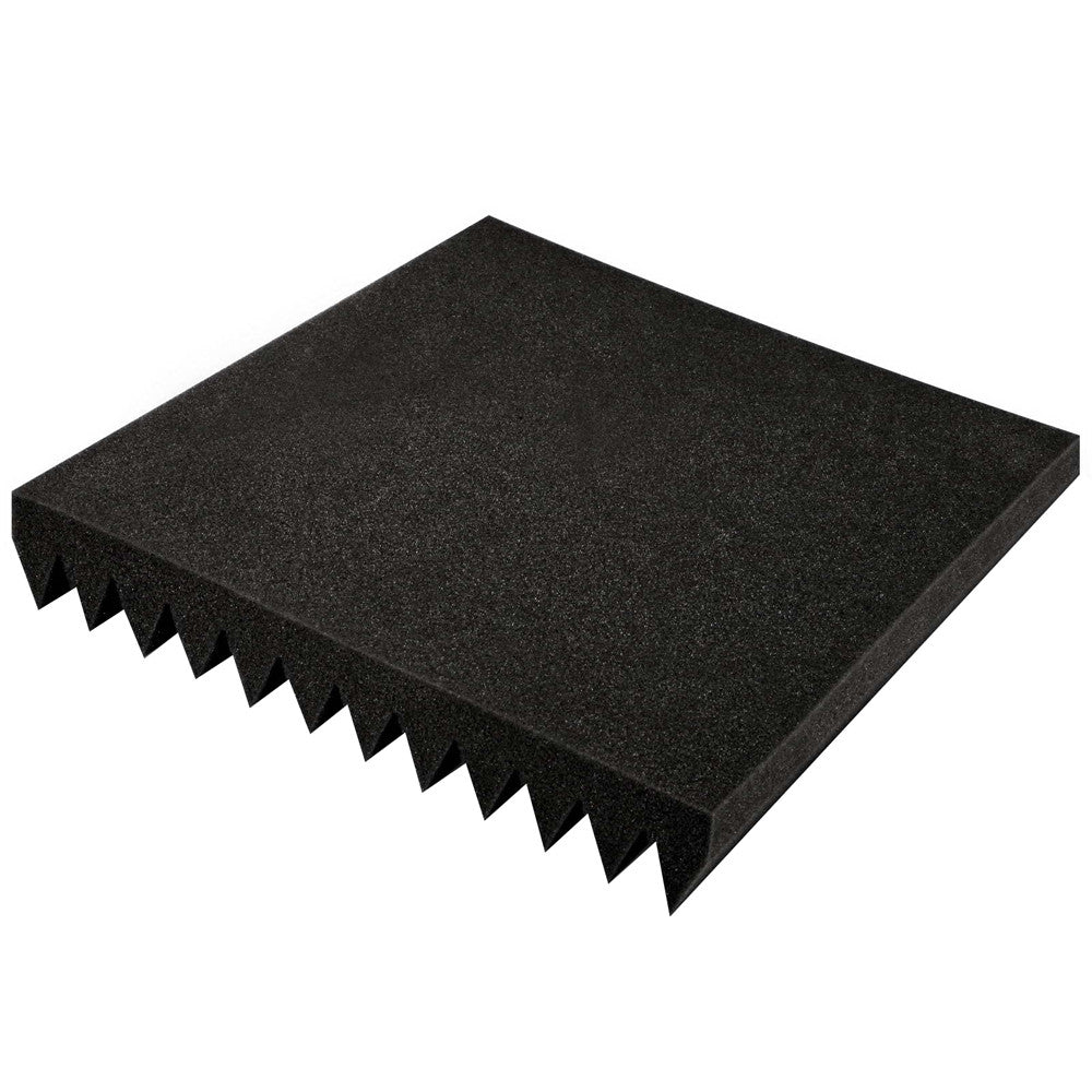 Set of 20 Studio Wedge Acoustic Foam Black 30 x 30cm