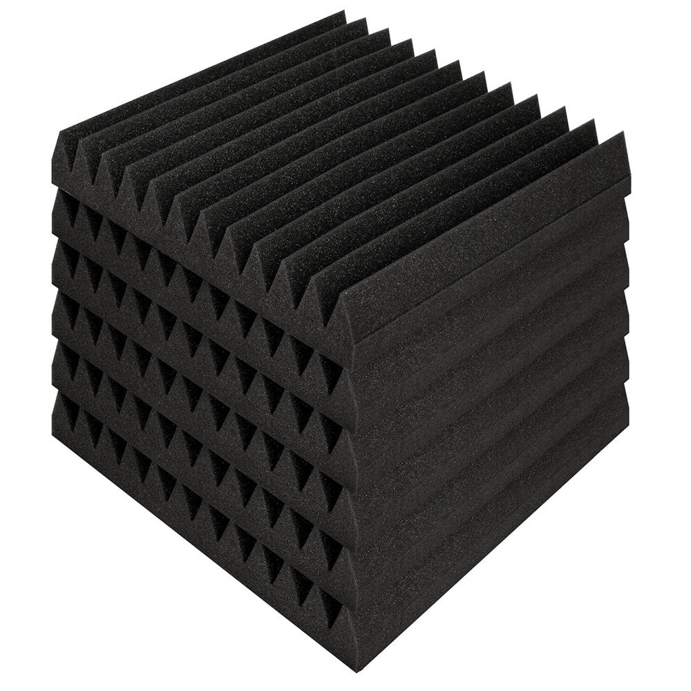 12 Teeth Wedge 30 x 30cm Acoustic Foam Panels x 40