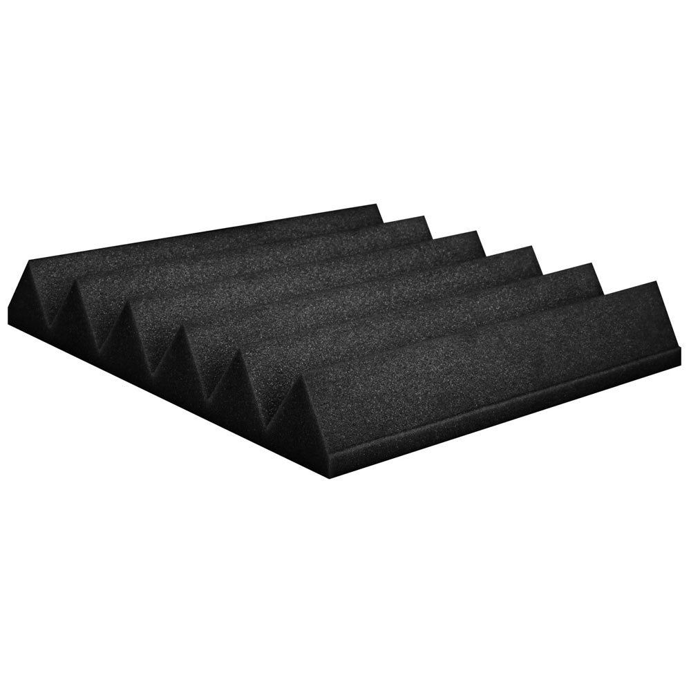 Set of 20 Studio Wedge Acoustic Foam Black 30 x 30cm