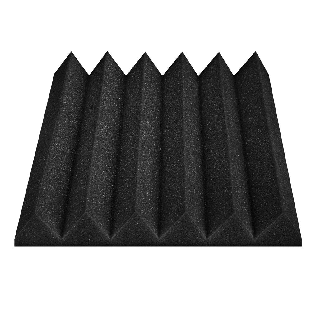 Set of 20 Studio Wedge Acoustic Foam Black 30 x 30cm