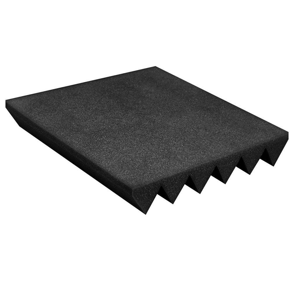 Set of 20 Studio Wedge Acoustic Foam Black 30 x 30cm