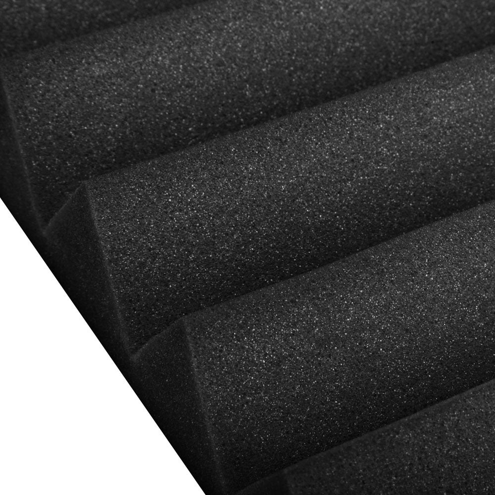 Set of 20 Studio Wedge Acoustic Foam Black 30 x 30cm