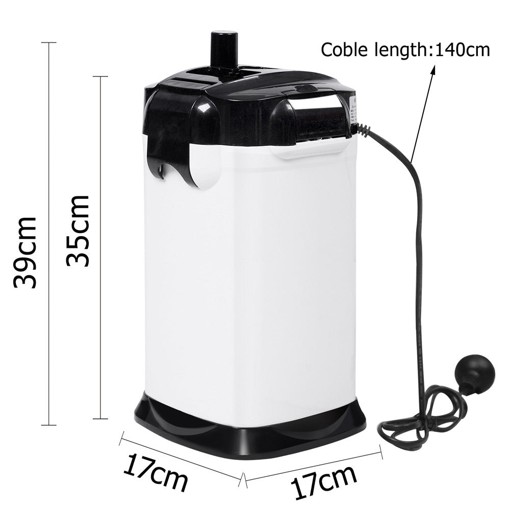 Aquarium Fish Tank External Canister Filter 1200LPH White