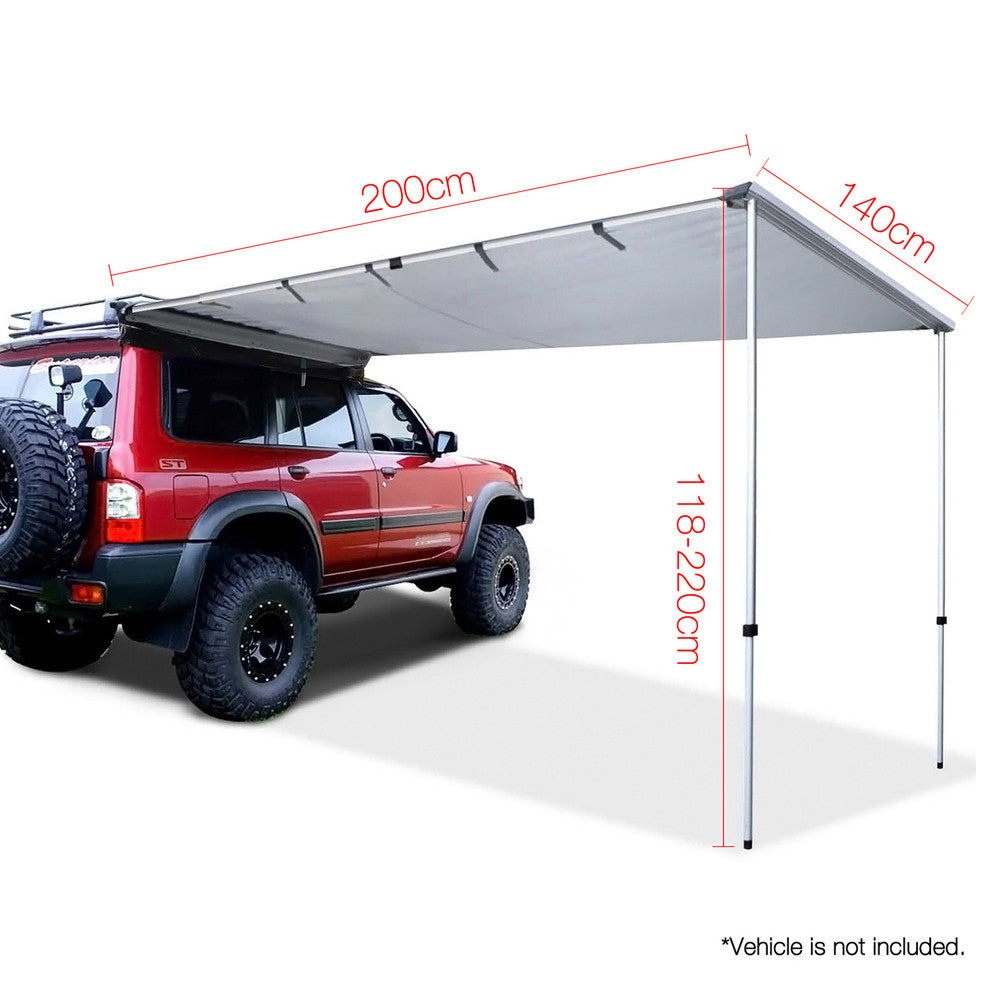 2X1.4M Car Awning  - Grey