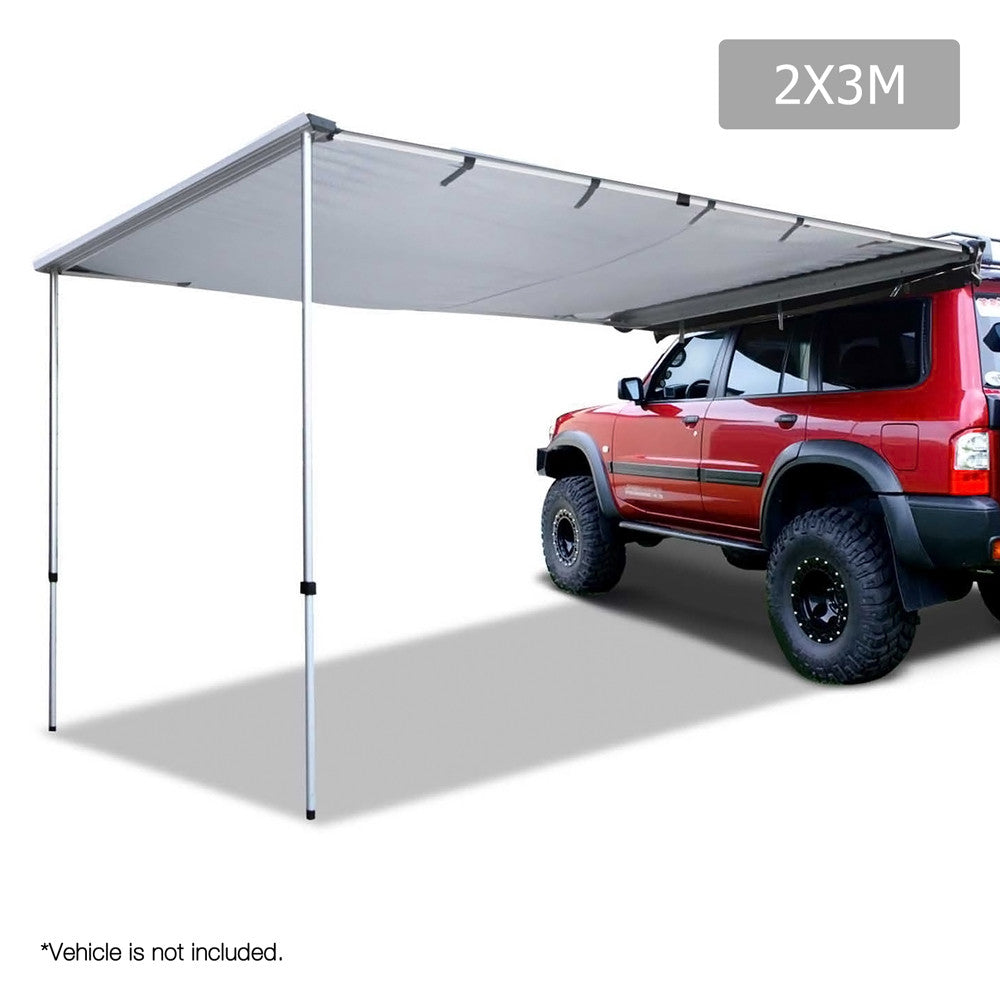 2X3M Car Awning  - Grey