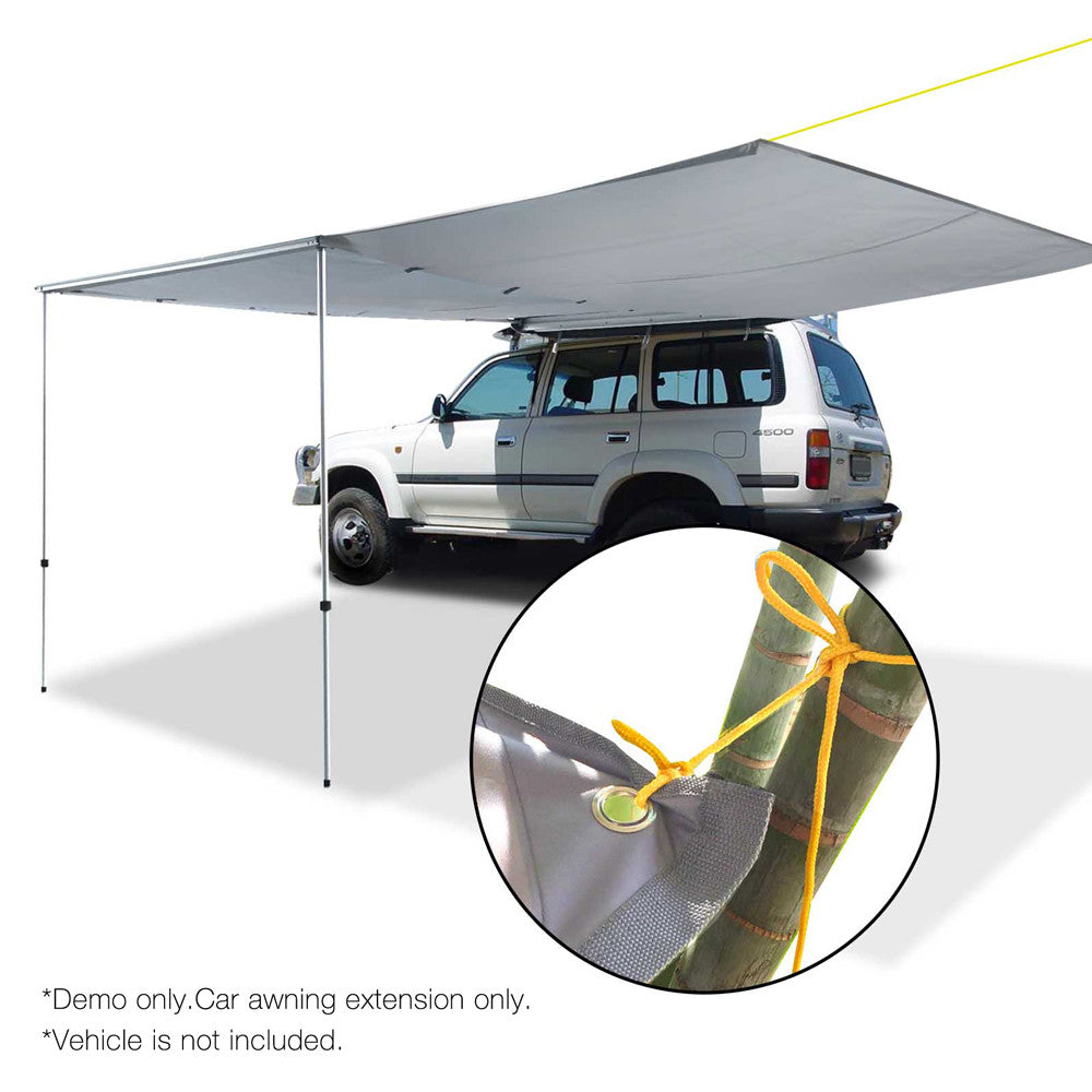 2X3M Car Awning Extension  - Grey