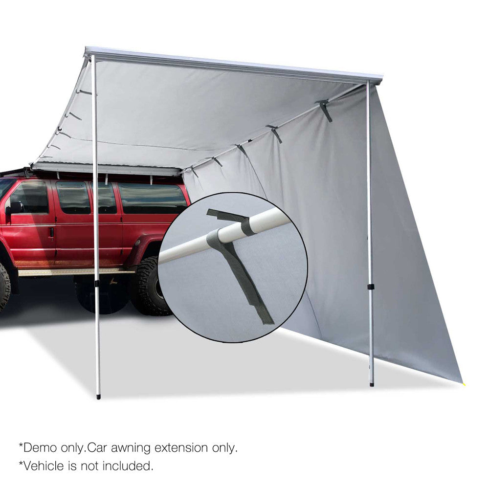 2X3M Car Awning Extension  - Grey