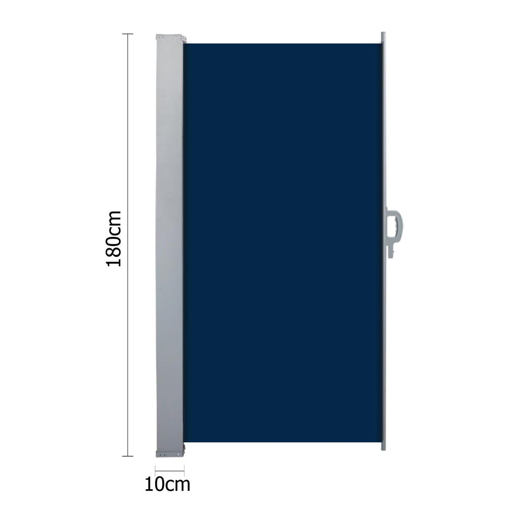 Retractable Side Awning - Blue