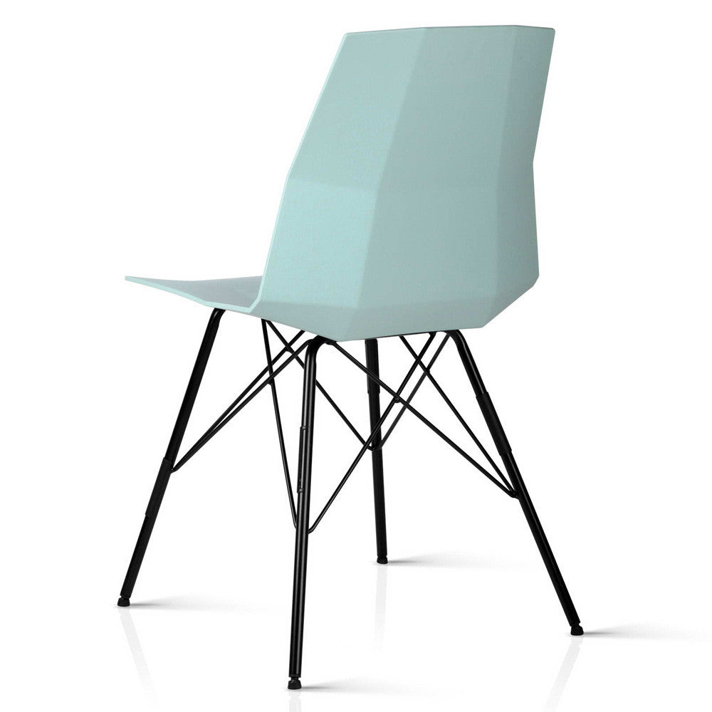 Set of 2 Eames Replica Contour Dining Chair