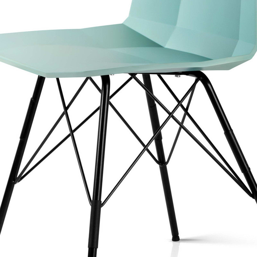 Set of 2 Eames Replica Contour Dining Chair