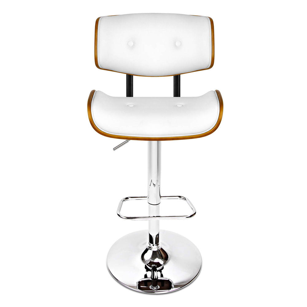 PU Leather Bar Stool with Chrome Base