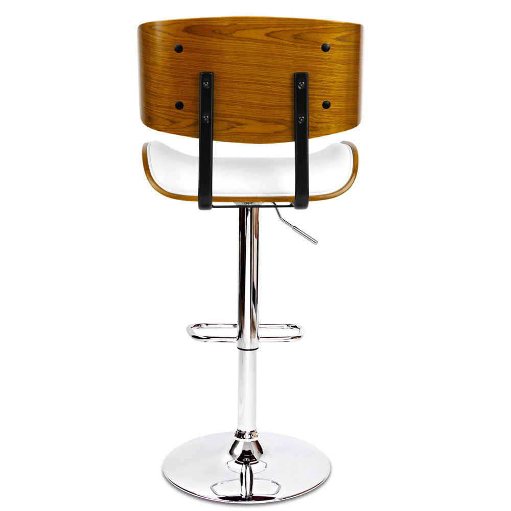 PU Leather Bar Stool with Chrome Base