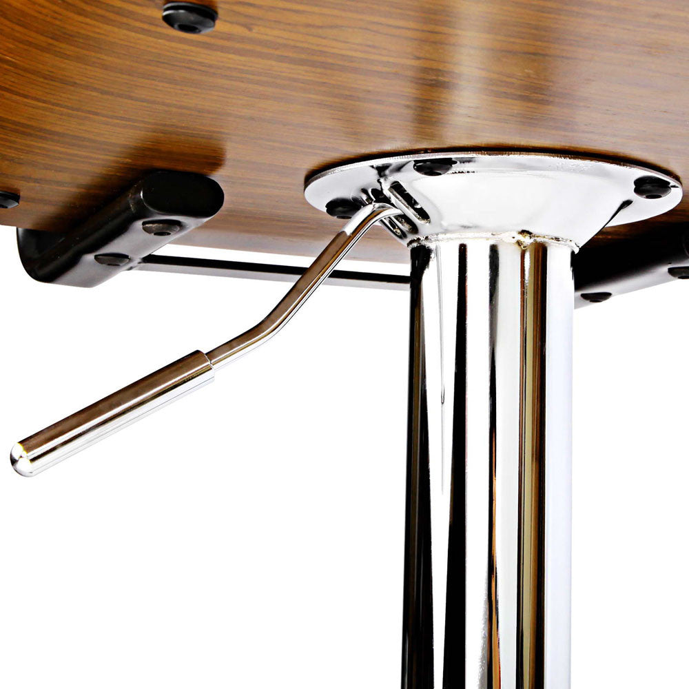 PU Leather Bar Stool with Chrome Base