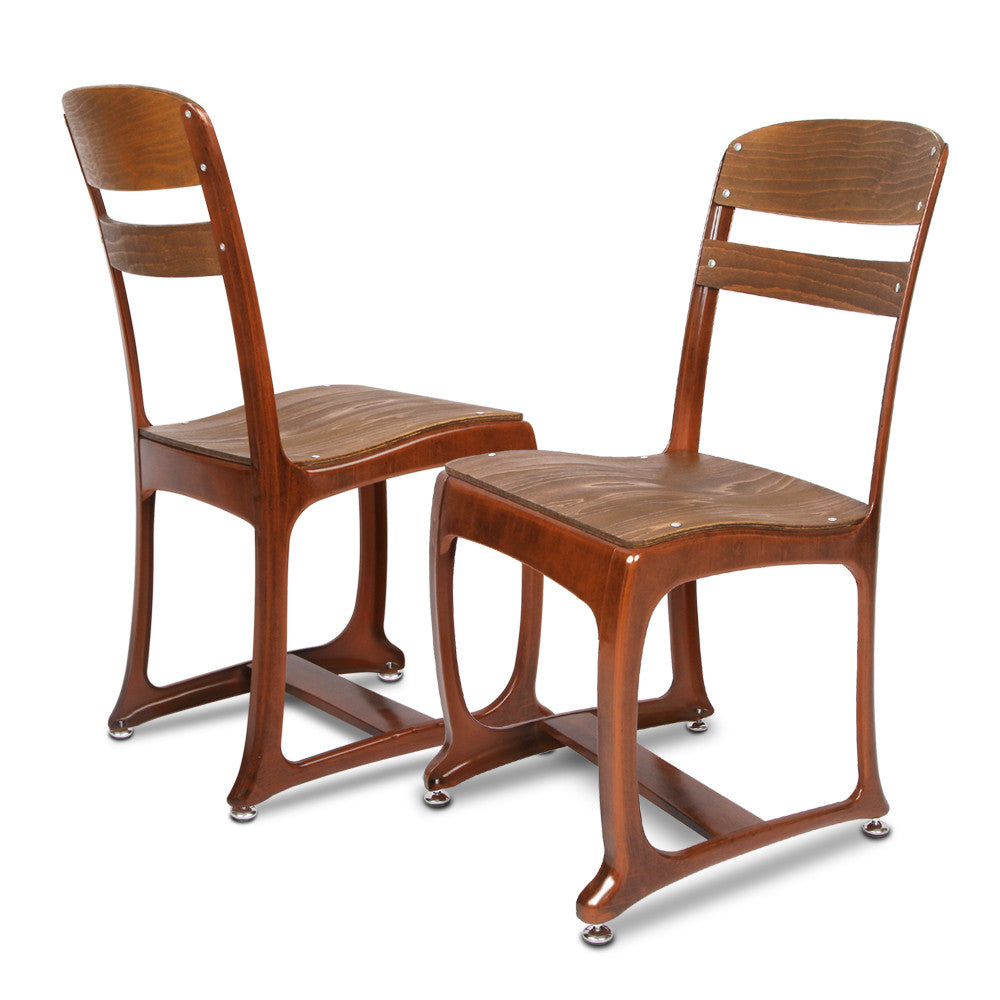 Set of 2 Replica Eton Dining Chairs - Copper