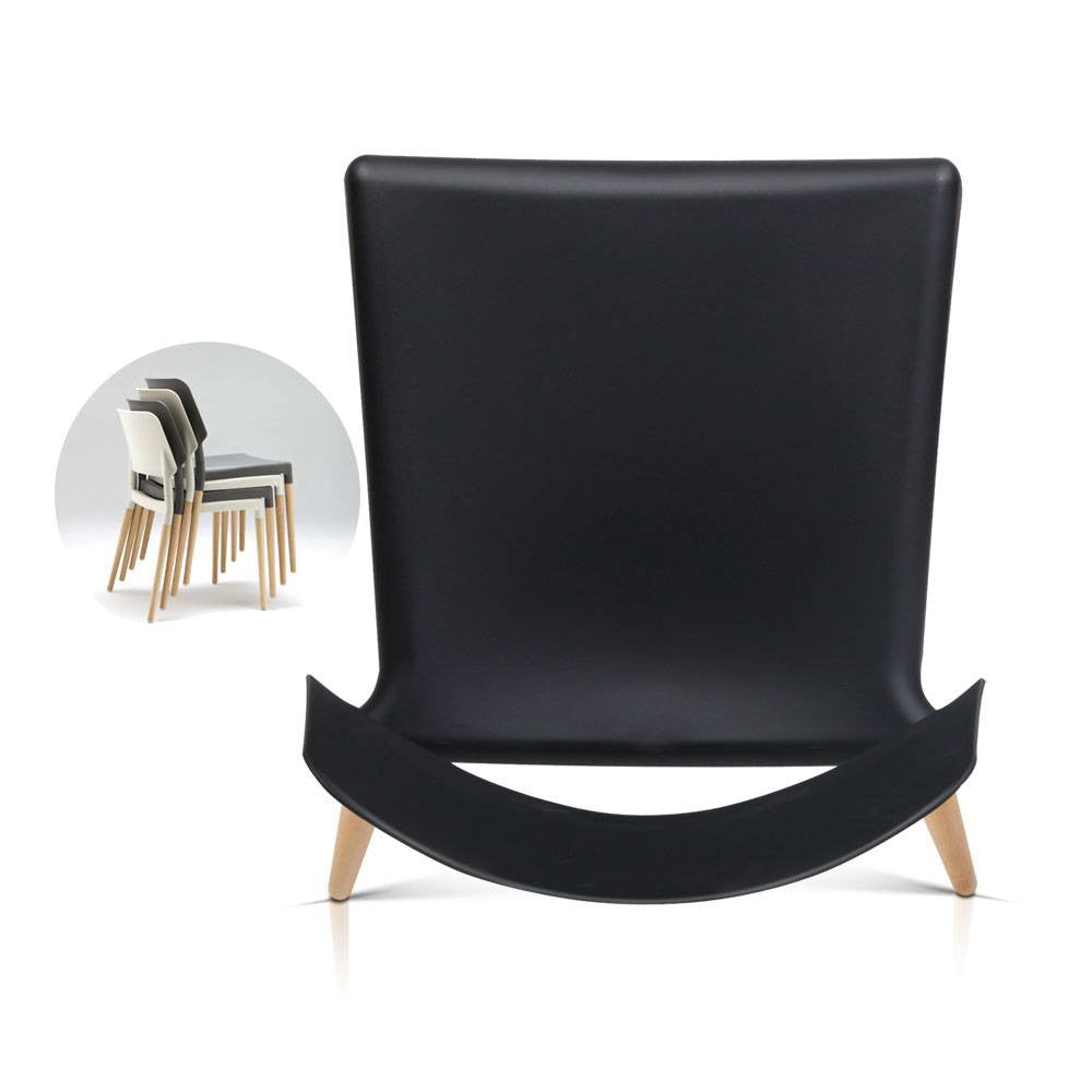 Set of 4 Belloch Replica Dining Chair - Black