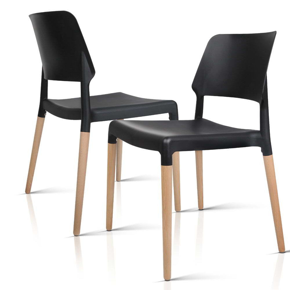 Set of 4 Belloch Replica Dining Chair - Black