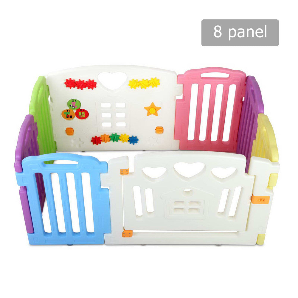 8 Panels Interactive Baby Playpen