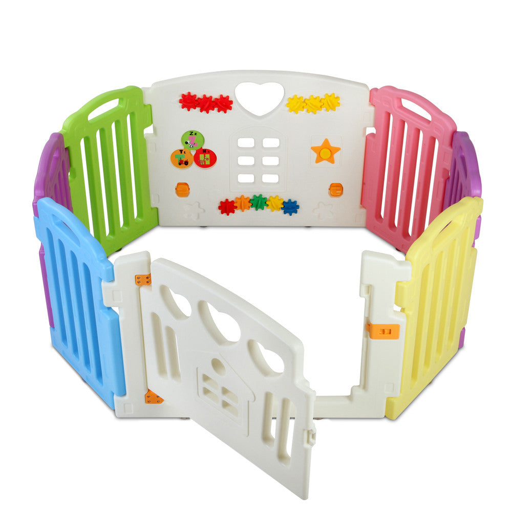 8 Panels Interactive Baby Playpen