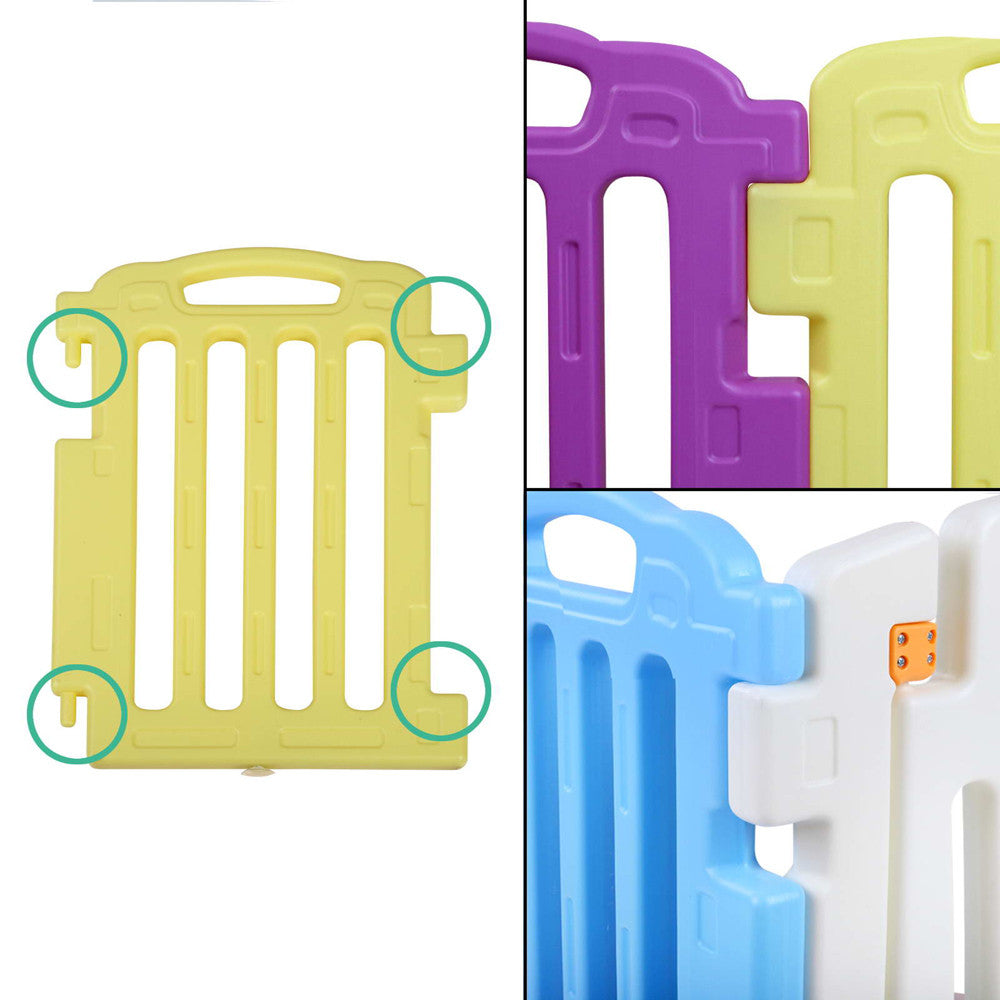 8 Panels Interactive Baby Playpen