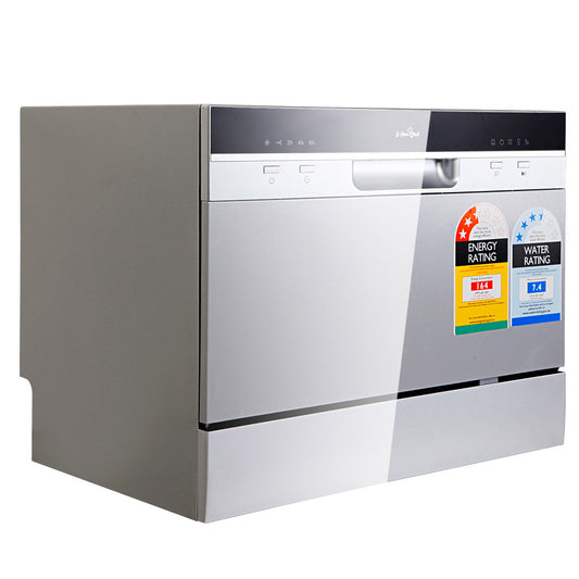 5 Star Chef Electric Benchtop Dishwasher Silver