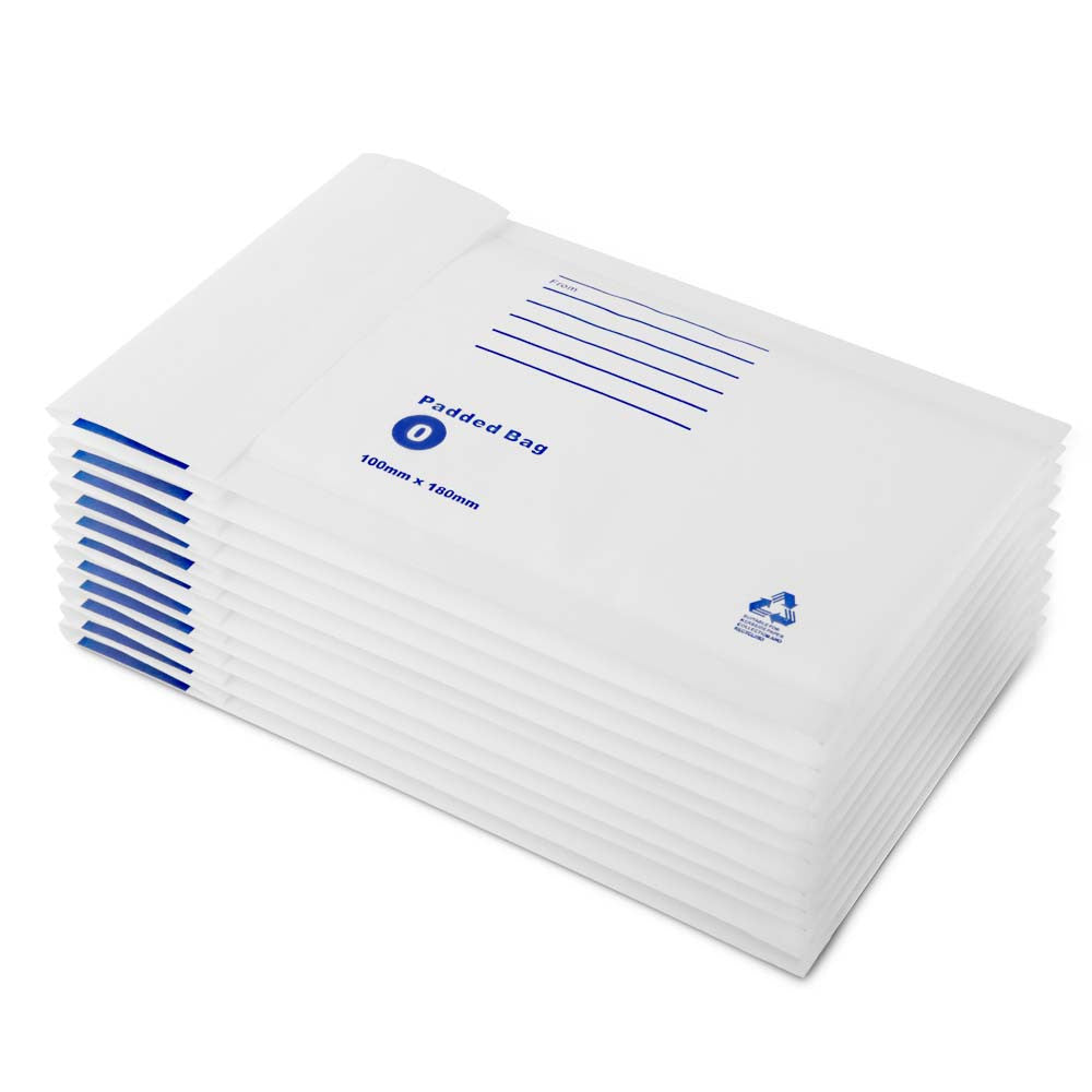 Bubble Padded Mail Envelopes 200pcs 100mm x 180mm