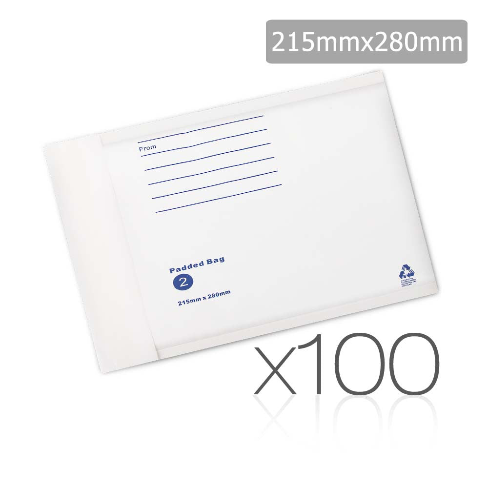 Bubble Padded Mail Envelopes 100pcs 215mm x 280mm