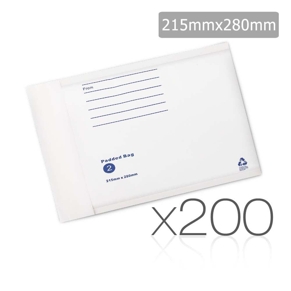 Bubble Padded Mail Envelopes 200pcs 215mm x 280mm