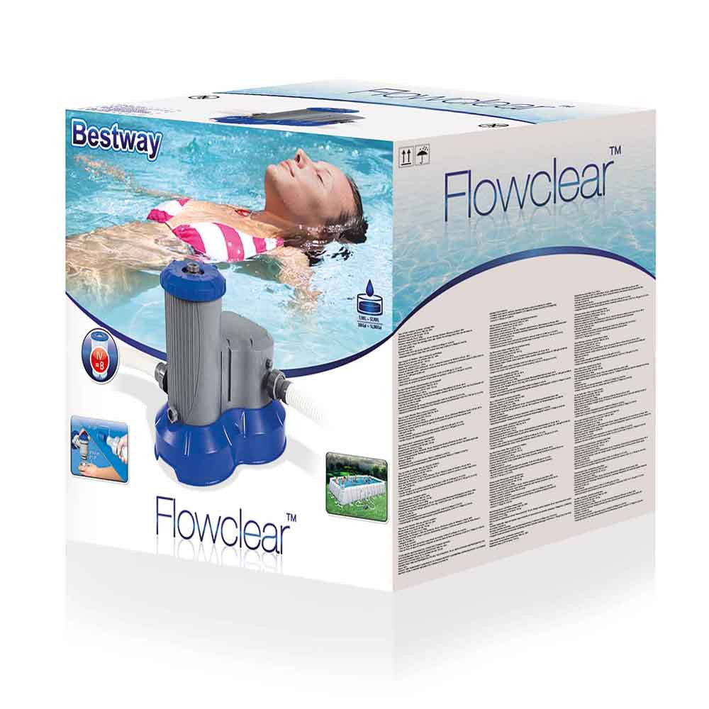 FlowClear 9,436L/H Water Flow Rate with Filter Cartridge