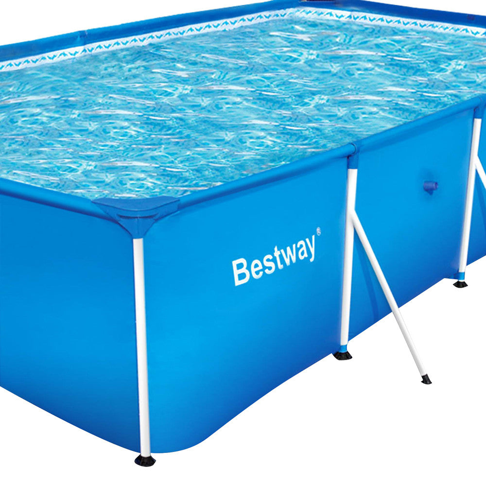 Bestway Steel Frame Above Ground Swimming Pool Blue