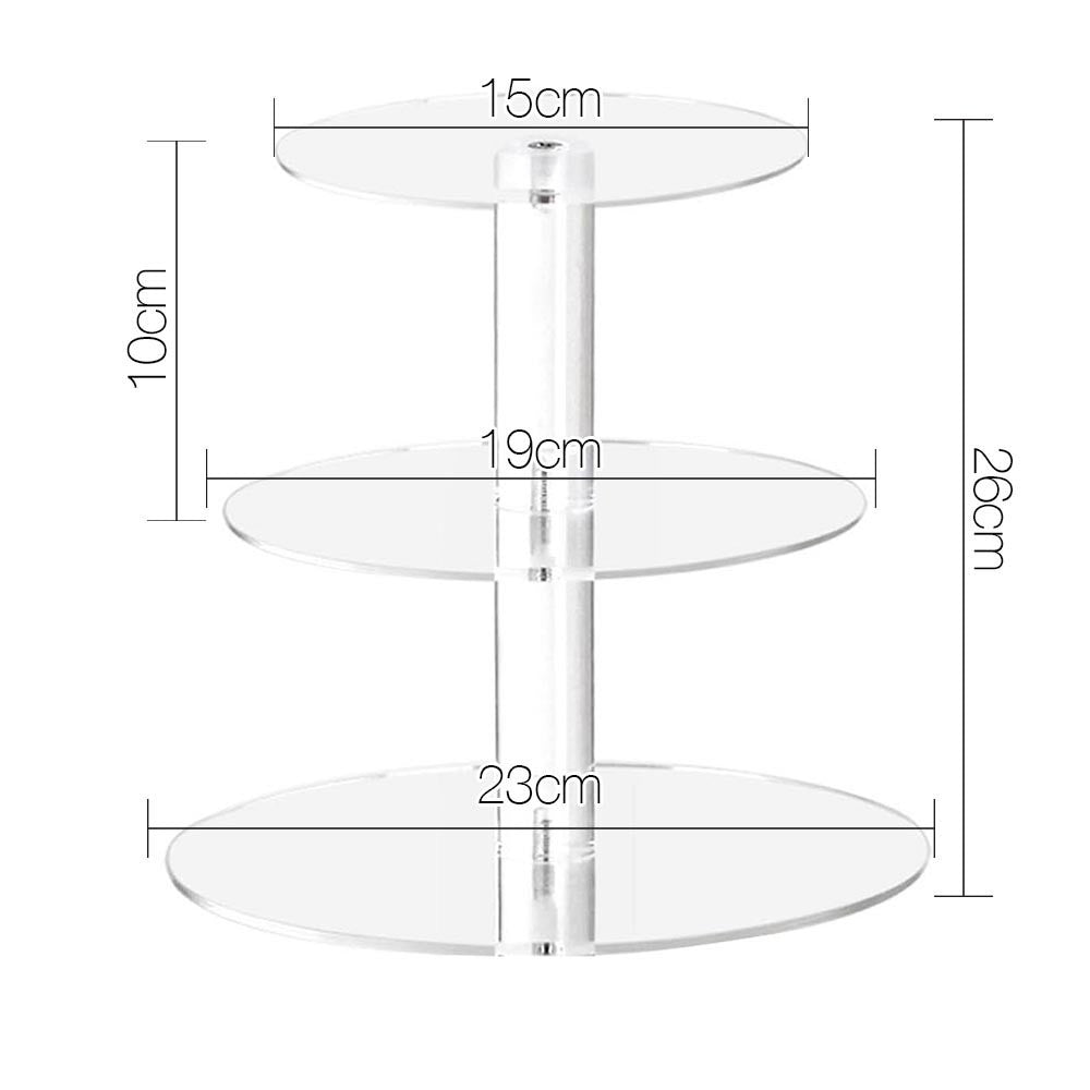 3 Tier Acrylic Cake Stand