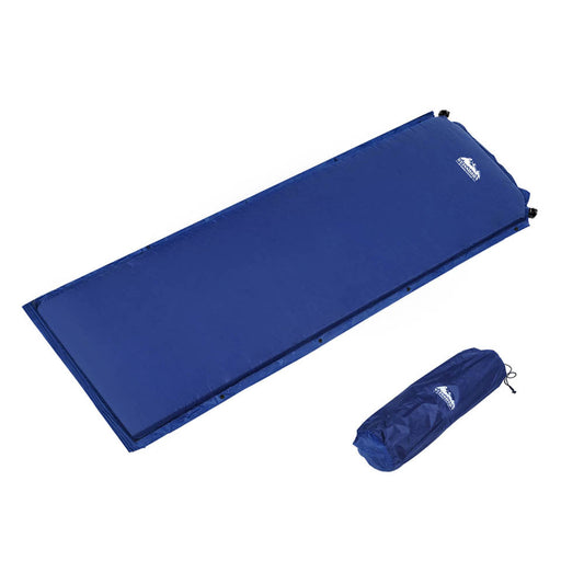 Self inflating Mattress Single 6cm Blue