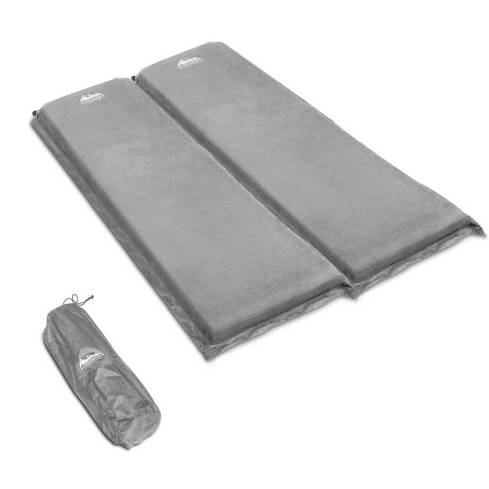 10cm Thick Self Inflating Camp Mat – Double 