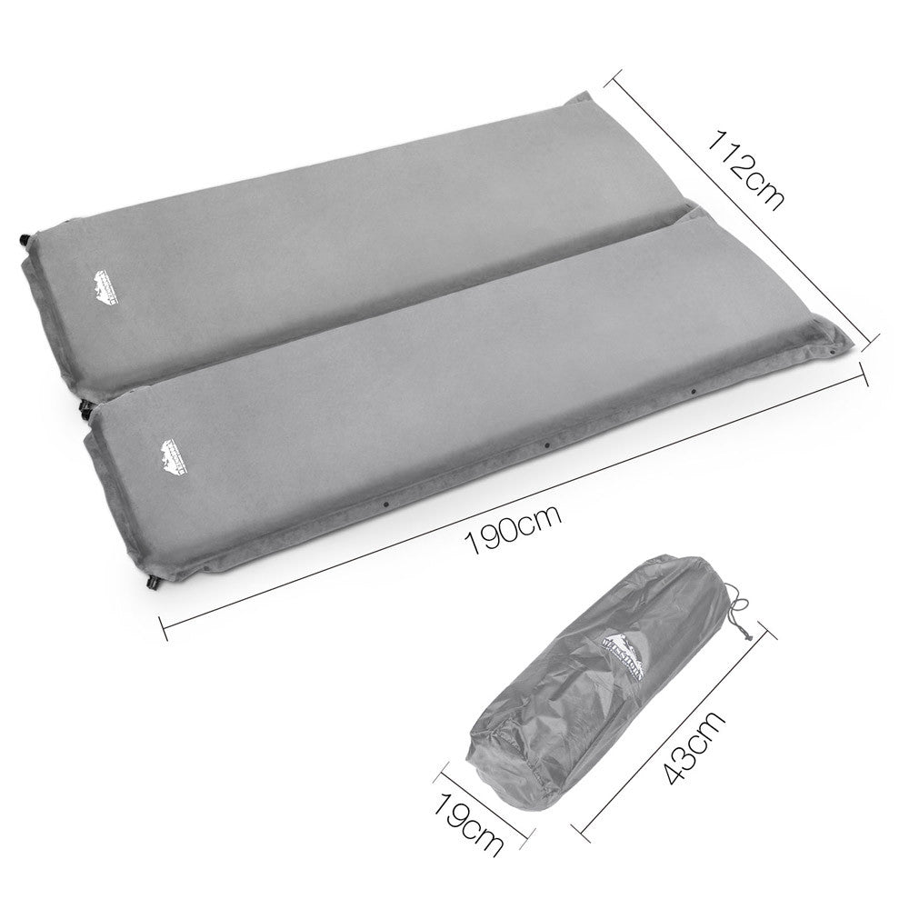 10cm Thick Self Inflating Camp Mat – Double