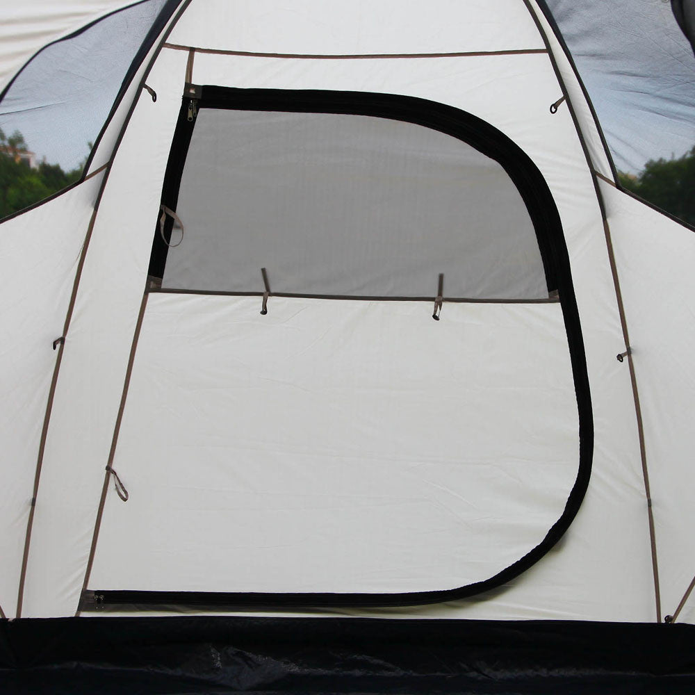 6 Person Family Camping Tent Navy Grey