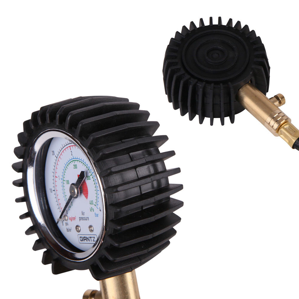 2-IN-1 Tyre Gauge & Deflator Black