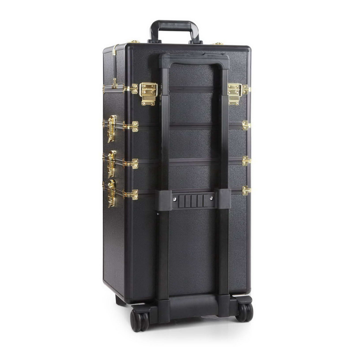 7 in 1 Make Up Cosmetic Beauty Case – Black & Gold