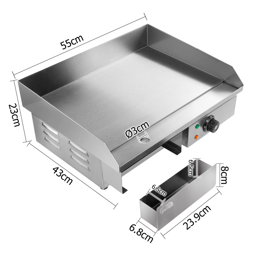 Commercial Electric Griddle BBQ